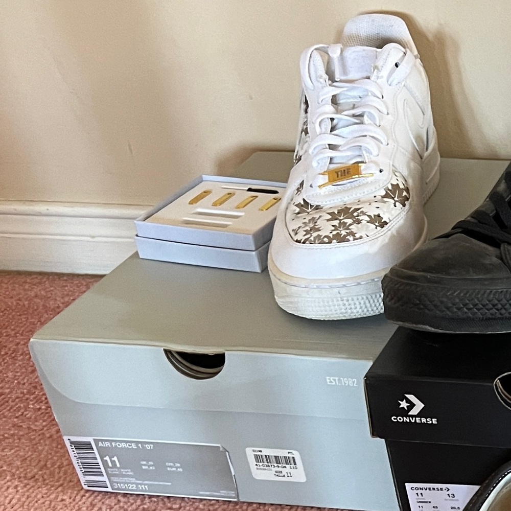 Custom Toronto Air Force 1 Low - Customized at Foot Locker - Size 11